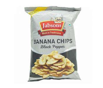 JABSONS BANANA CHIPS BLACK PEPPER ( WITH ROCK SALT)